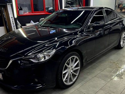 Тонирование передних стекол 05% Mazda 6