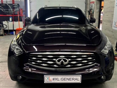 тонирование всех стекол 05% и лобовое 15% Infiniti FX