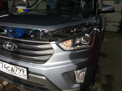 Тонирование задней части Hyundai CRETA 5дв.2014-