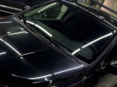 Тонирование задней полусферы 5% Nissan Tiida