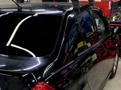 Тонирование задней полусферы 5% Nissan Tiida