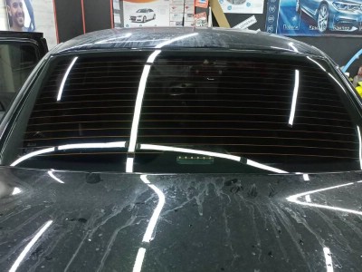 Тонирование задней полусферы 5% плёнкой SUNCONTROL Lada Granda