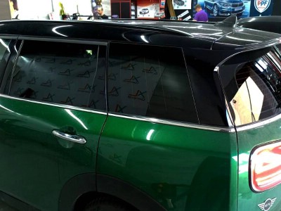 Тонирование задней полусферы 5% SUNCONTROL на автомобиле MINI CLUBMEN