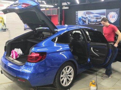 Тонирование задней полусферы BMW GT