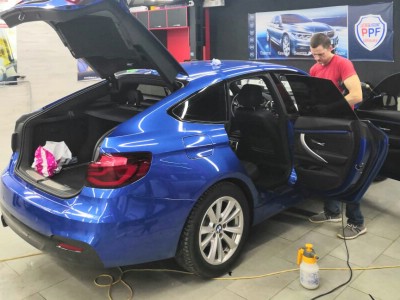 Тонирование задней полусферы BMW GT