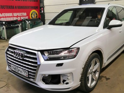 Тонирование задней полусферы Audi Q7 2015-