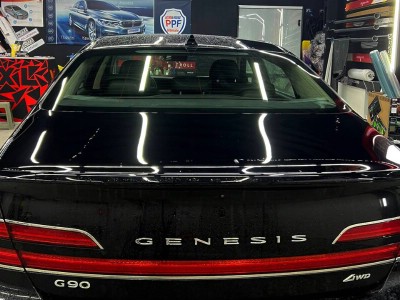 Тонирование задней полусферы Genesis G90