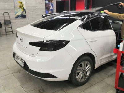 Тонирование задней полусферы Hyundai Elantra 4D Sed