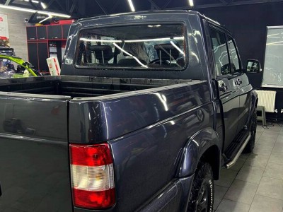 Тонирование задней полусферы и передних стекол УАЗ Patriot Pickup
