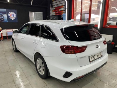 Тонирование задней полусферы Kia Ceed Wagon