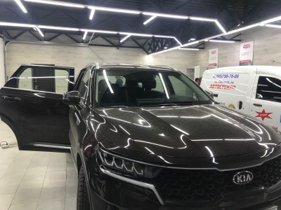 Тонирование задней полусферы KIA Sorento New 2020-