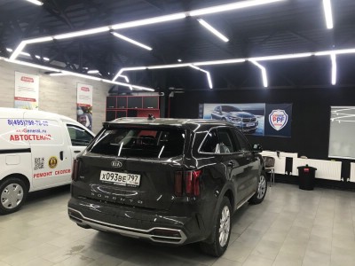 Тонирование задней полусферы KIA Sorento New 2020-
