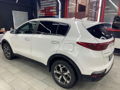 Тонирование задней полусферы Kia Sportage 5D Suv 2016-
