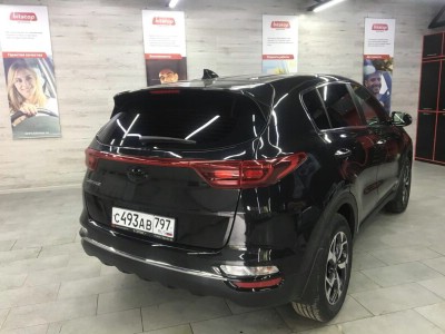 Тонирование задней полусферы Kia Sportage 5D SUV 2016-