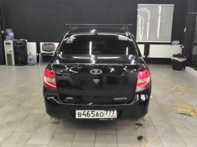 Тонирование задней полусферы Lada Granta