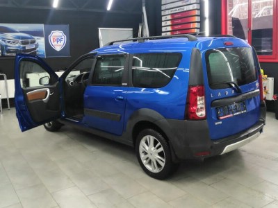 Тонирование задней полусферы Lada Largus Cross