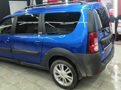 Тонирование задней полусферы Lada Largus Cross
