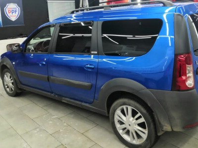 Тонирование задней полусферы Lada Largus Cross