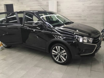 Тонирование задней полусферы Lada Vesta