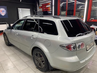 Тонирование задней полусферы Mazda 6 Wagon