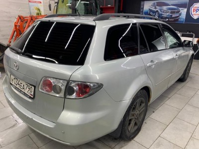 Тонирование задней полусферы Mazda 6 Wagon