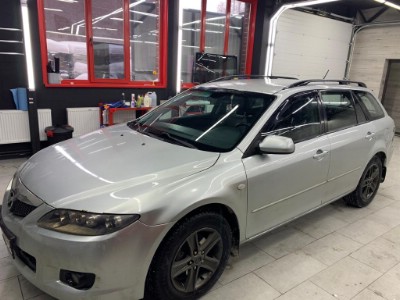 Тонирование задней полусферы Mazda 6 Wagon