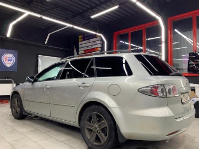 Тонирование задней полусферы Mazda 6 Wagon