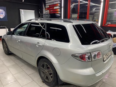 Тонирование задней полусферы Mazda 6 Wagon