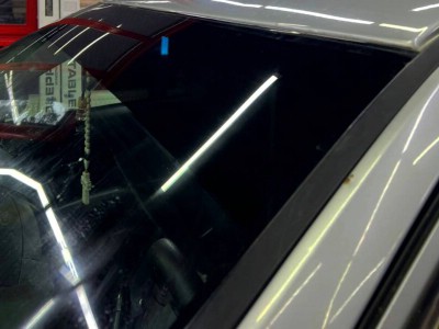 Тонирование задней полусферы Mitsubishi Outlander XL