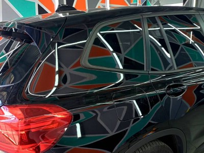 Тонирование задней полусферы на автомобиле BMW X3 15% SUNCONTROL