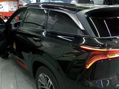 Тонирование задней полусферы на автомобиле CHANGAN 5% SUNCONTROL