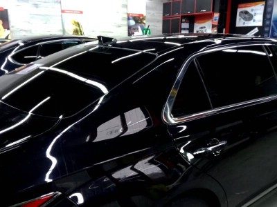 Тонирование задней полусферы на автомобиле KIA GENESIS пленкой SUNCONTROL 5%