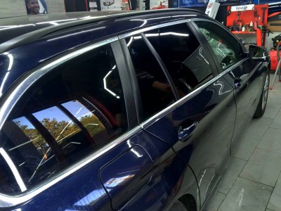 BMW 5 тонирование задней полусферы