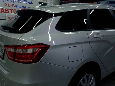 Тонирование задней полусферы на Lada Vesta 5% SUN Control