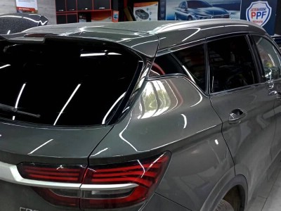 Тонирование задней полусферы плёнкой SUNCANTROL 15% Geely Coolrey