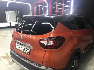 Тонирование задней полусферы Renault Captur