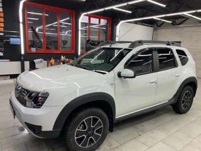 Тонирование задней полусферы Renault Duster
