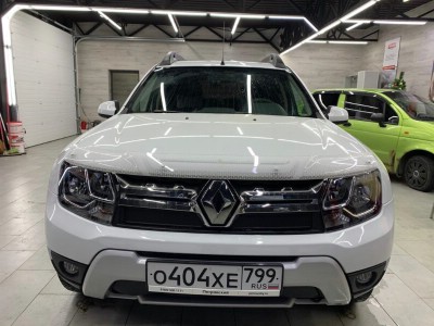 Тонирование задней полусферы Renault Duster