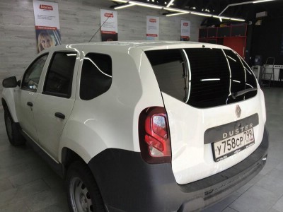 Тонирование задней полусферы Renault Duster