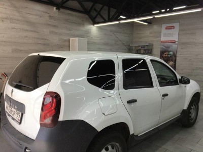 Тонирование задней полусферы Renault Duster