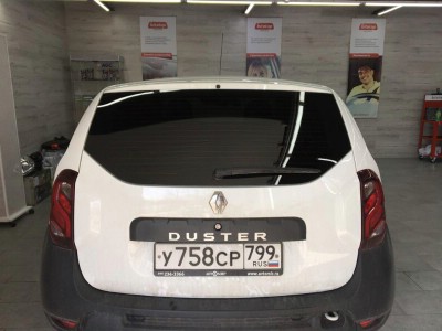 Тонирование задней полусферы Renault Duster
