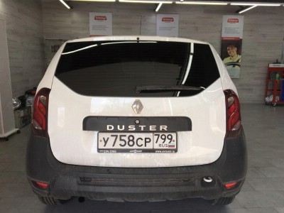 Тонирование задней полусферы Renault Duster