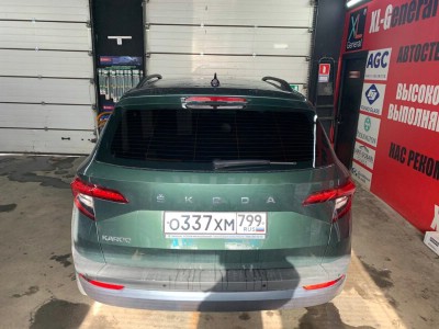 Тонирование задней полусферы Skoda Karoq 5D 2018-