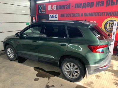 Тонирование задней полусферы Skoda Karoq 5D 2018-