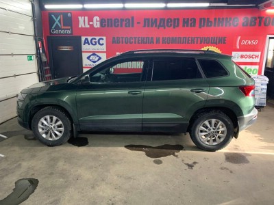 Тонирование задней полусферы Skoda Karoq 5D 2018-