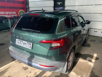 Тонирование задней полусферы Skoda Karoq 5D 2018-