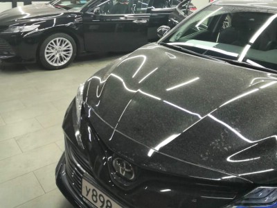 Тонирование задней полусферы Toyota Camry 2018-