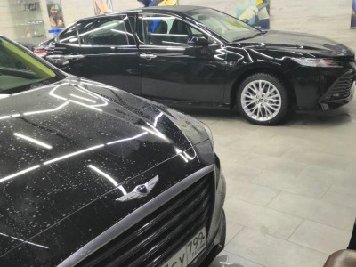 Тонирование задней полусферы Toyota Camry V70