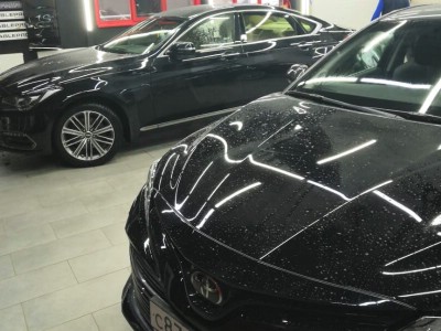 Тонирование задней полусферы Toyota Camry V70