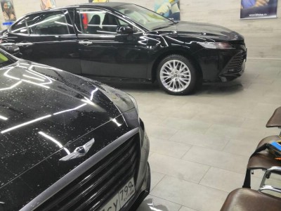 Тонирование задней полусферы Toyota Camry V70